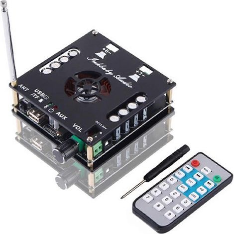 Module amplificateur numérique Bluetooth 5.0 TDA7498E double canal 2x160W, amplificateur audio haute puissance de classe D (1/4)