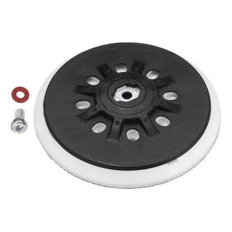 Plateau de ponçage 150 mm 8 trous – Compatible ponceuses Bosch Festool ETS 150, EC 150, LEX 150, WTS 150/7 – Densité douce pour surfaces inégales (1/5)
