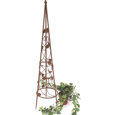 Support pour plantes grimpantes Pyramide métal 95 cm 082547 Support pour plantes grimpantes Ranke Obelisk (1/5)