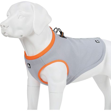 Veste de Refroidissement pour Chien Gilet de Fraîcheur Anti-Coup de Chaleur Respirant Ajustable pour Chien de Petite Moyenne et Grande Taille Voyage Randonnée (1/5)