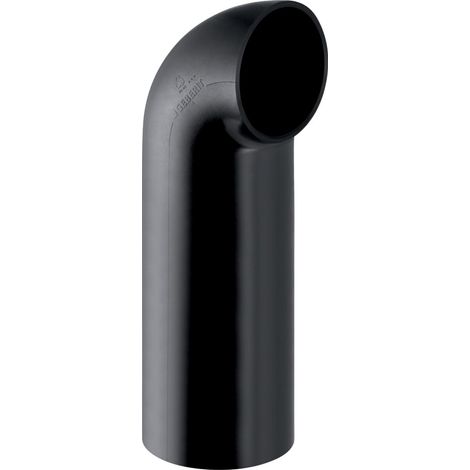 Geberit PE Curva a 90° con gambo lungo e raggio piccolo, DN 90, 366.876.16.1 (1/2)