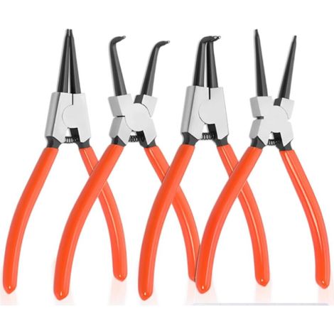 Ensemble de 4 pinces à circlips : pince à circlips de 18 cm (1/5)