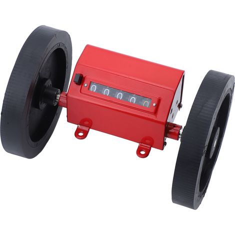 Bandmaßzähler mit 5-stelliger Anzeige, Edelstahlgehäuse, mechanischer Bandmaßzähler für Leder (1/5)