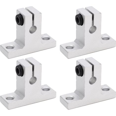 4 supports de serrage pour rail linéaire en alliage d'aluminium pour guide de mouvement