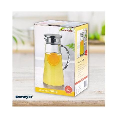 Filterkaraffe ® PORTO 1l Borosilikatglas transparent (1/4)