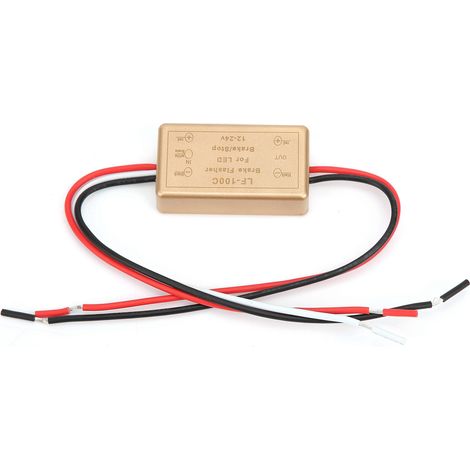 LED-Blinkerrelaismodul für Fahrzeuge (12–24 V), Lampensteuerung mit Schalter, einfache Installation, kompatibel mit Blinkern (1/5)