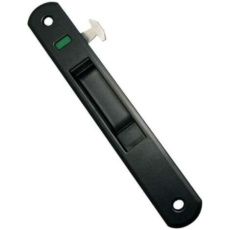 Sliding door lock. Recessed sliding window lock. Sliding Glass Door Window Handle Zinc Alloy Latch Hook (1/4)