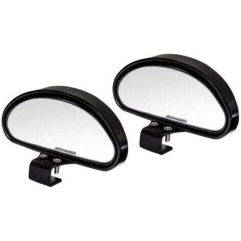 Rétroviseur d'angle mort 2Pcs avec ajustement 360° - Miroir convexe universel pour conduite accompagnée (1/4)