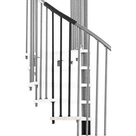 Minka Höhenerweiterung für Spiral Effect 120cm Durchmesser Weiß Schwarz