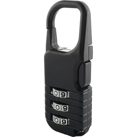 Zinc alloy luggage lock, 3-digit dial setting, password, lightweight combination padlock for medium suitcase (1/5)