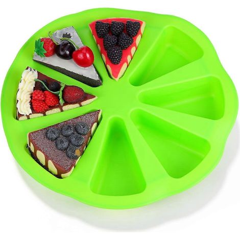 Moule à gâteau en silicone 8 cavités réutilisable compatible micro-ondes pour cuisson de gâteaux et biscuits individuels (1/5)