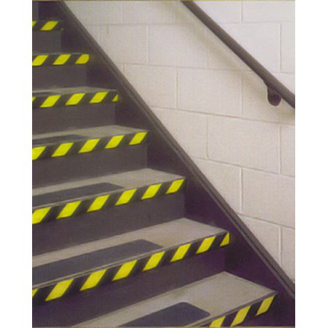 Ruban de Signalisation Noir, Jaune 3M, 50mm x 33m x 0.14mm ( Prix pour 1 ) (1/2)