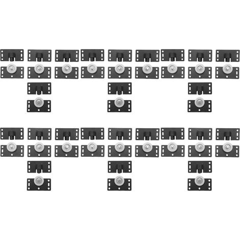 24 Ensemble Roues de Porte Coulissante Poulie Poulie Dispositif de Glissement (1/5)