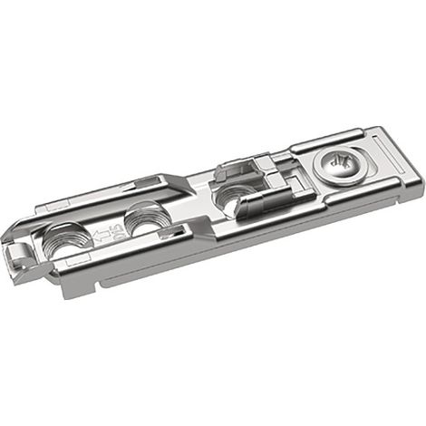 Linear-Montageplatte mit Direkt-HV vernickelt zum Anschrauben, Dist. 1,5 mm (1/2)