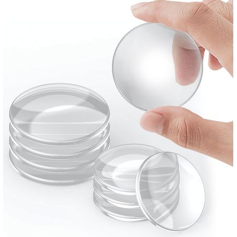 Lot de 8 Butées de Porte Adhésives Protège-murs pour Poignées de Porte, Protège-murs Transparents pour Poignées Amortisseurs Réutilisables pour Poignées Douche Armoires Maison & Cuisine(408mm) (1/5)