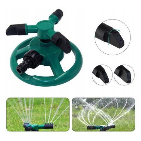 GARTEN-RASENSPRINKLER ROTIEREND DREIARMIG AUTOMATISCH (1/5)