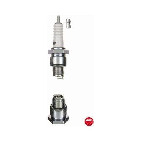 Bougie d'allumage B7HS Ø14mm Longueur Culot: 12.7mm Électrode Centrale En Cuivre - Olive Démontable (1/2)