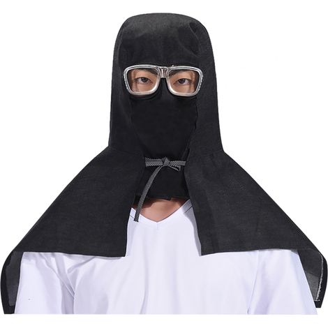 Chapeau À Rabat Avec Lunettes - Toile Résistante Au Vent Et À La Poussière - Pour Jardinage Et Travaux Extérieurs - 1 Pièce