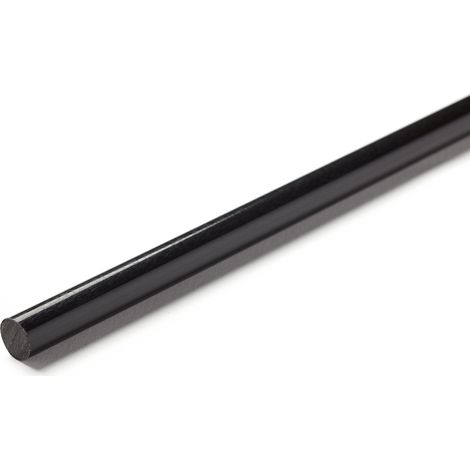 Tige de nylon RS PRO Noir Dia. 25mm x 1m ( Prix pour Lot de 2 )