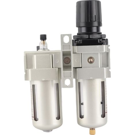 Séparateur eau-huile, filtre de purge d'air comprimé, régulateur avec manomètre 0,05‑0,85MPaG3/4 (1/5)