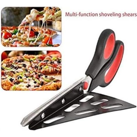 Ciseaux de Cuisine - Professionnels - Acier Inoxydable - Noir et Rouge - Multi-usages - 275mm (1/4)