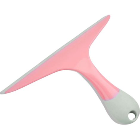 Raclette salle de bain, silicone/plastique, pour portes vitrées (1/5)