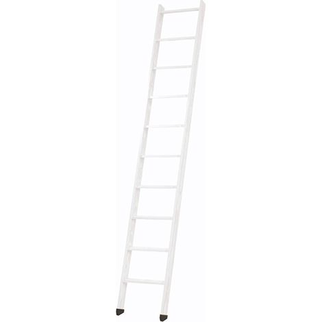 Klappbare Raumspartreppe Blanc RAL 9010 12 Stufen - zu erreichende Höhe 2,85m - EC-MEZZ-RAB-B-12