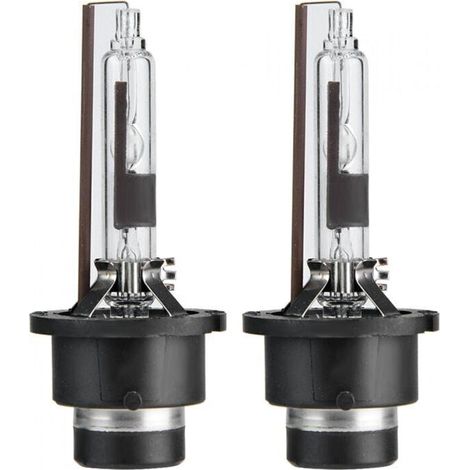 2pcs D2R 6000K 35W Ampoules De Remplacement De Phare De Lampe Au Xénon De Voiture-Crezuo (1/4)
