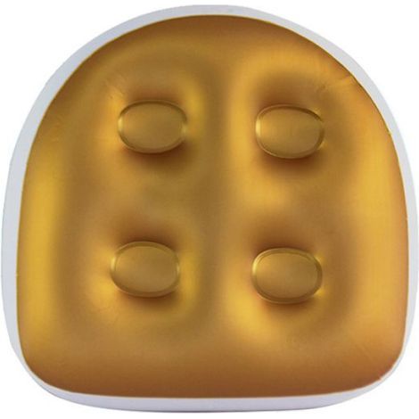 Sitzkissen - Aufblasbar - Gelb - Verstellbar - Stabile Saugnäpfe (1/5)