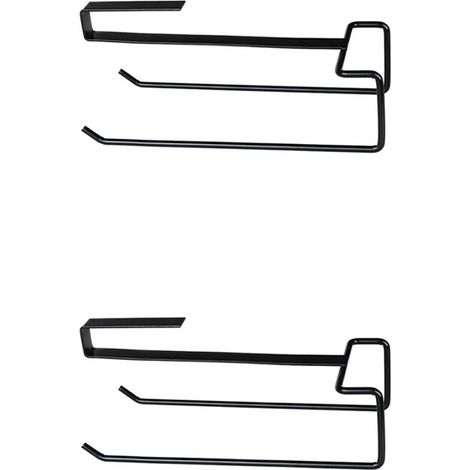 Filiyano-Lot de 2 porte-essuie-tout sous étagère pour rangement de cuisine (1/5)