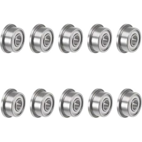 Jadeshay Roulement à Billes, F693-ZZ 3x8x4mm Acier à Bride étanche 10 Pcs (1/5)