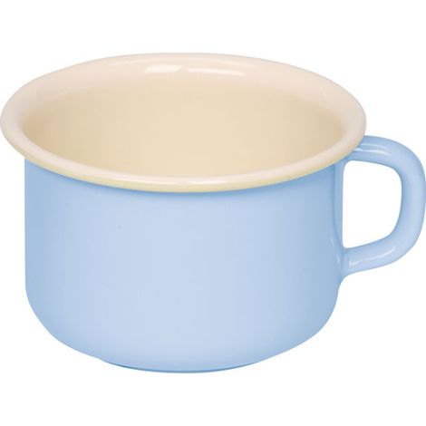 Riess Kaffeeschale Ø10cm 0,4 Liter Emaille Classic Pastell blau (1/5)