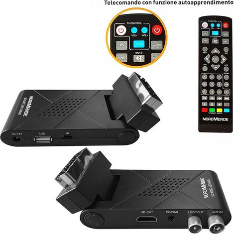 Decoder Digitale Terrestre Scart265-10/Nd Scart/Hdmi Dvb-T/T2 (1/5)