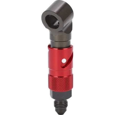 BelleRise - Adaptateur rapide – Déconnexion sans fuite, aluminium – Pour frein, huile, turbo – Rouge (1/5)