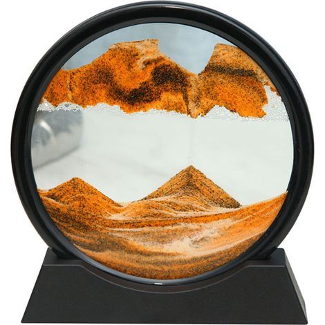 Sablier en verre Rbaofujie – Décoration anti-stress pour le salon/bureau, cadeau d'anniversaire pour homme, disponible en plusieurs couleurs. (1/3)