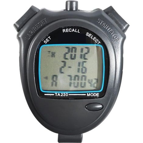 Chronomètre Électronique À Affichage NumériqueSportsFitnessRunningAthlétismeEntraînement Chronomètre TA230 (1/5)