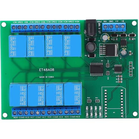 Multifunktionales 8-Kanal-DC12V-Relaismodul für den Schutz von Stromkreisen bei niedrigen Pegeln (1/5)
