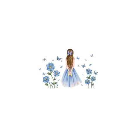 Schmetterlings-Wandtattoos für Mädchen, Blumenfee-Wandtattoos, bunte Schmetterlings-Wandtattoos für Babyzimmer, Kinderzimmer, Wanddekoration für Zuhause - Crezuo