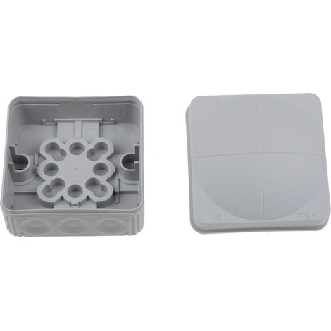 Universeel - abzweigdose 185000 10 eingänge 76x76x51 combi 108 60 - 185000 - 4004950185004
