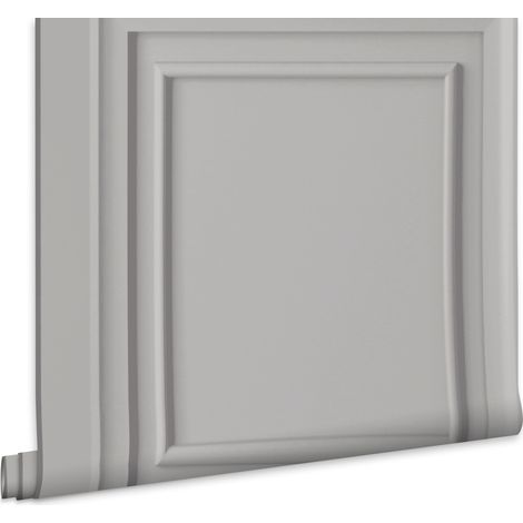 Laura Ashley Redbrook Wood Panel Pale Steel Vliestapete 10mx52cm