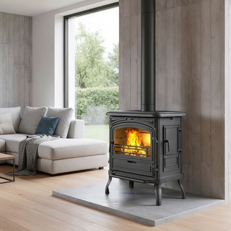 Poêle à bois en fonte 10 kW Premium Eos S13 ECO KAWMET (1/5)