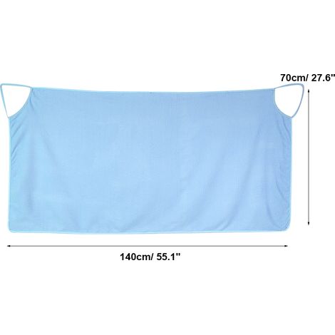 Jupe-robe à bretelles pour femme, serviette de bain, paréo, bleu spa/plage (1/5)