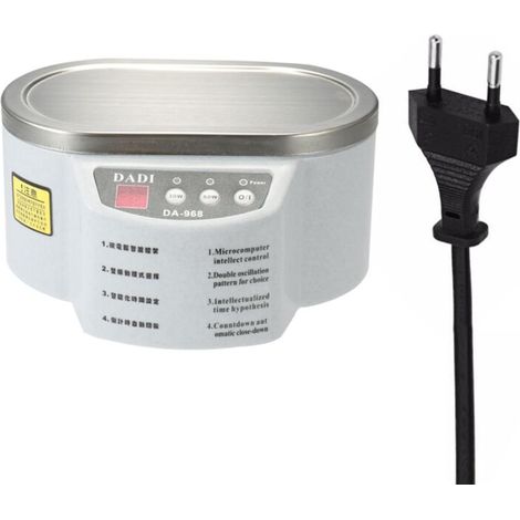 Mini nettoyeur ultrasonique numérique 50W, léger, pour nettoyer les bijoux et les légumes