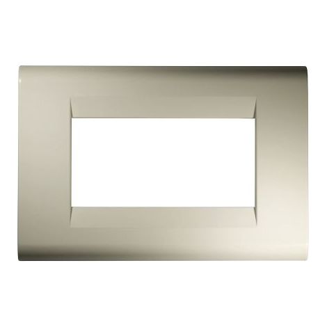 FEB Serie elettrica Frutti Compatibili Living Classic Placca Bianca 3 posti
