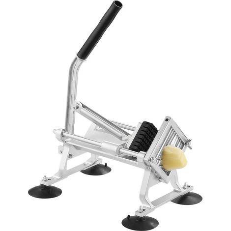 Machine à trancher acier inoxydable 3/8 pouces, coupeur manuel pour légumes et fruits, design anti-dérapant pour oignons et (1/5)