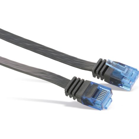 LOGILINK câble CAT.5e, 0,25m, noir