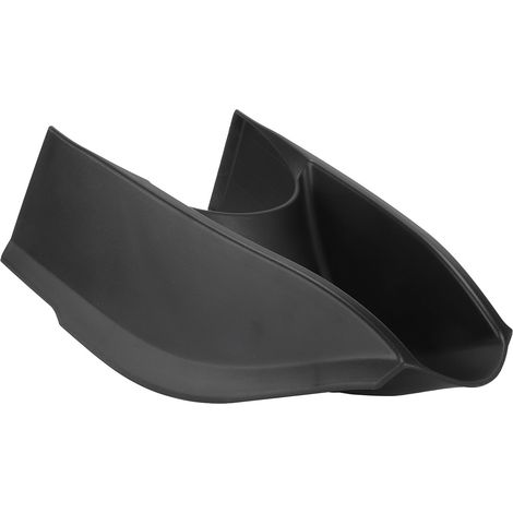 Boîte de rangement centrale avec accoudoir noir mat, remplacement pour Smart Fortwo/Forfour 453 2015-2021, coffre de stockage avec boîte à gants, console de vitesse (1/5)