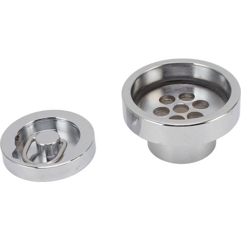 Bonde de sol ronde G1-1/2 en acier inoxydable pour douche et piscine (1/5)