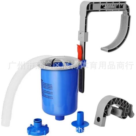 Accessoires de piscine (Bleu-B) Nouveaux produits de nettoyage pour piscine : écumoire, collecteur de feuilles et autres débris flottants, filtre à débris de surface. (1/5)