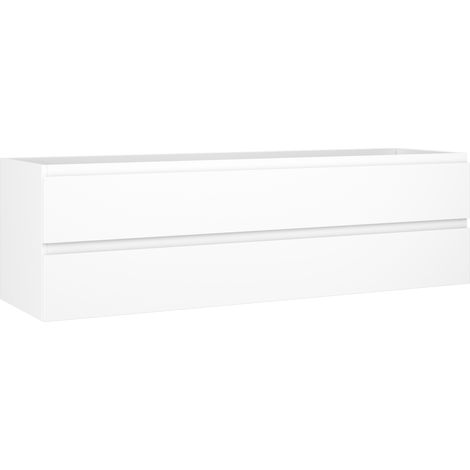 Mexen Orio armario de ba帽o bajo lavabo 160 cm, 2 cajones, blanco mate - 91A10-16047-2-BFF01 (1/5)